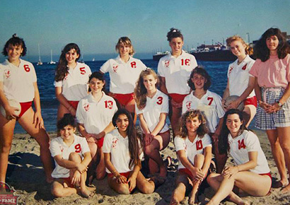 1990 Girls Volleyball